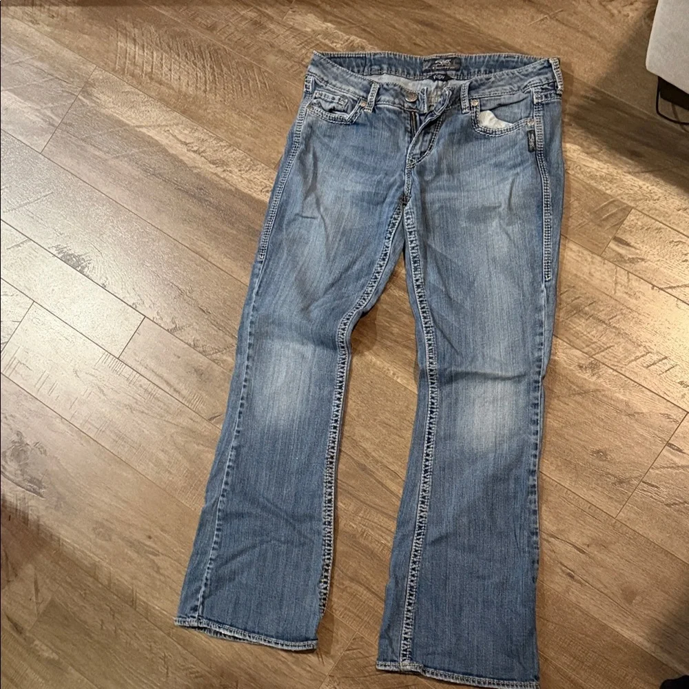 Silver Jeans Eden Blue Denim - Picture 1 of 4